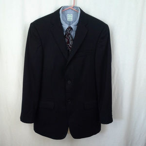 HP Perry Ellis Portfolio sport coat 38R Black wool 2-button